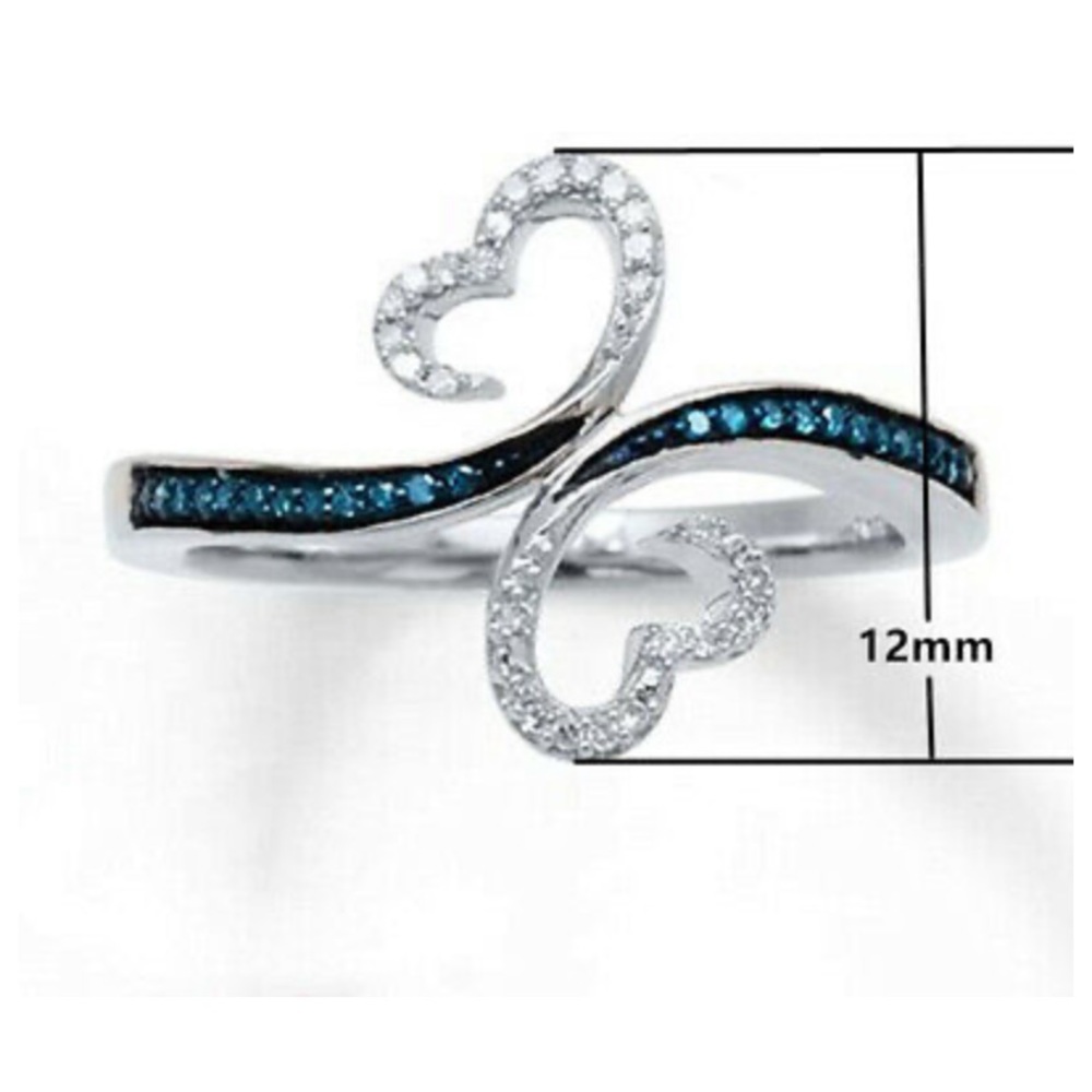 925 Sterling Silver Women Jewelry Rings Size 6-10 - Picture 2 of 7